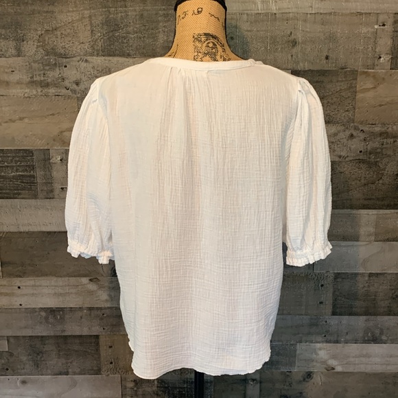 Just Living White Boho Top - Picture 2 of 15